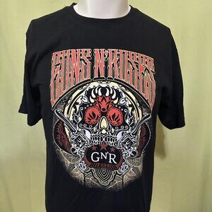 Guns N Roses Men's Black T Shirt Size XL 2018 Black Frog Entities